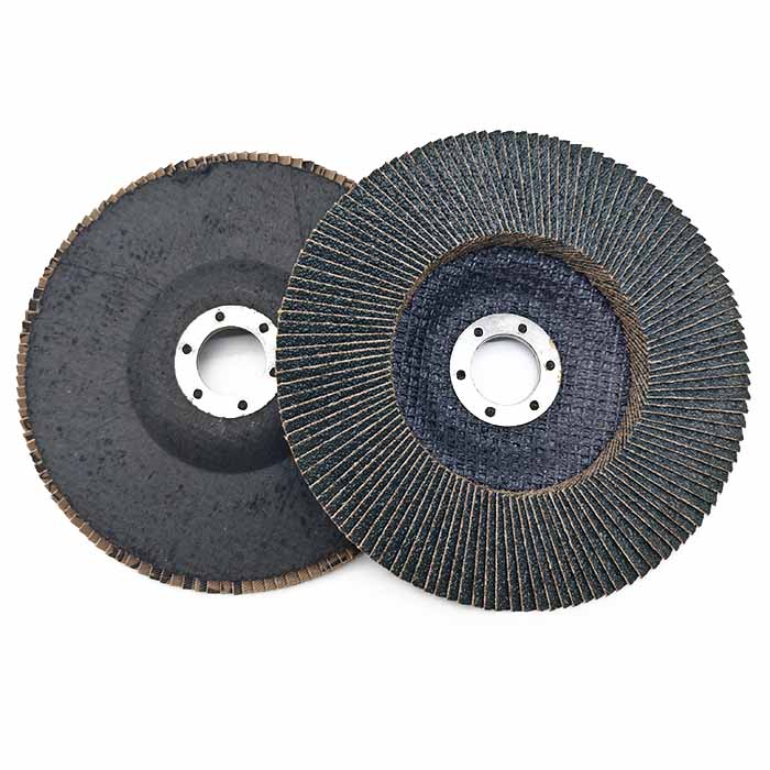 WA 10 Pack 4-1/2" Flap Discs - 36 Grit Zirconia & Aluminum Oxide Grinding Wheels For Angle Grinders, Type 27